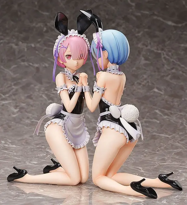 Re:ZERO -Starting Life in Another World- 1/4 Rem Bare Leg Bunny Ver. PVC szobor figura 30 cm termékfotó