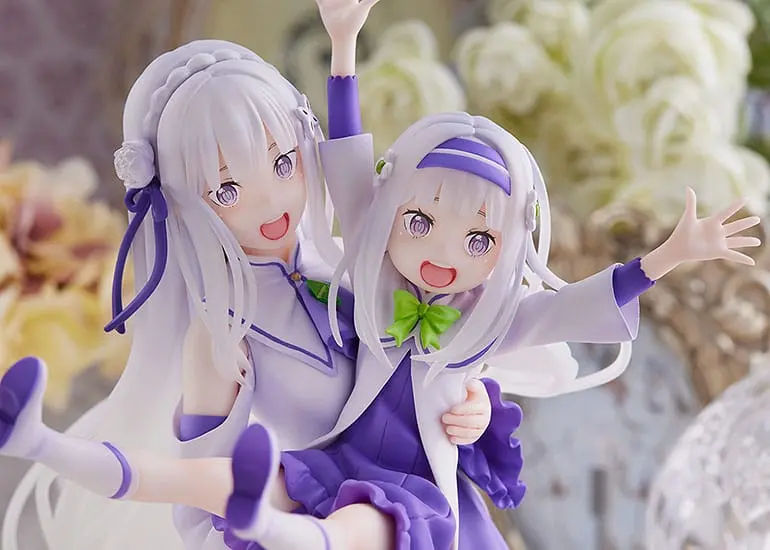 Re:Zero Starting Life in Another World PVC Statue 1/7 Emilia & Childhood Emilia 24 cm termékfotó