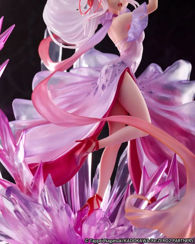 Re: Zero Starting Life in Another World 1/7 Emilia Crystal Dress Ver. szobor figura 35 cm termékfotó