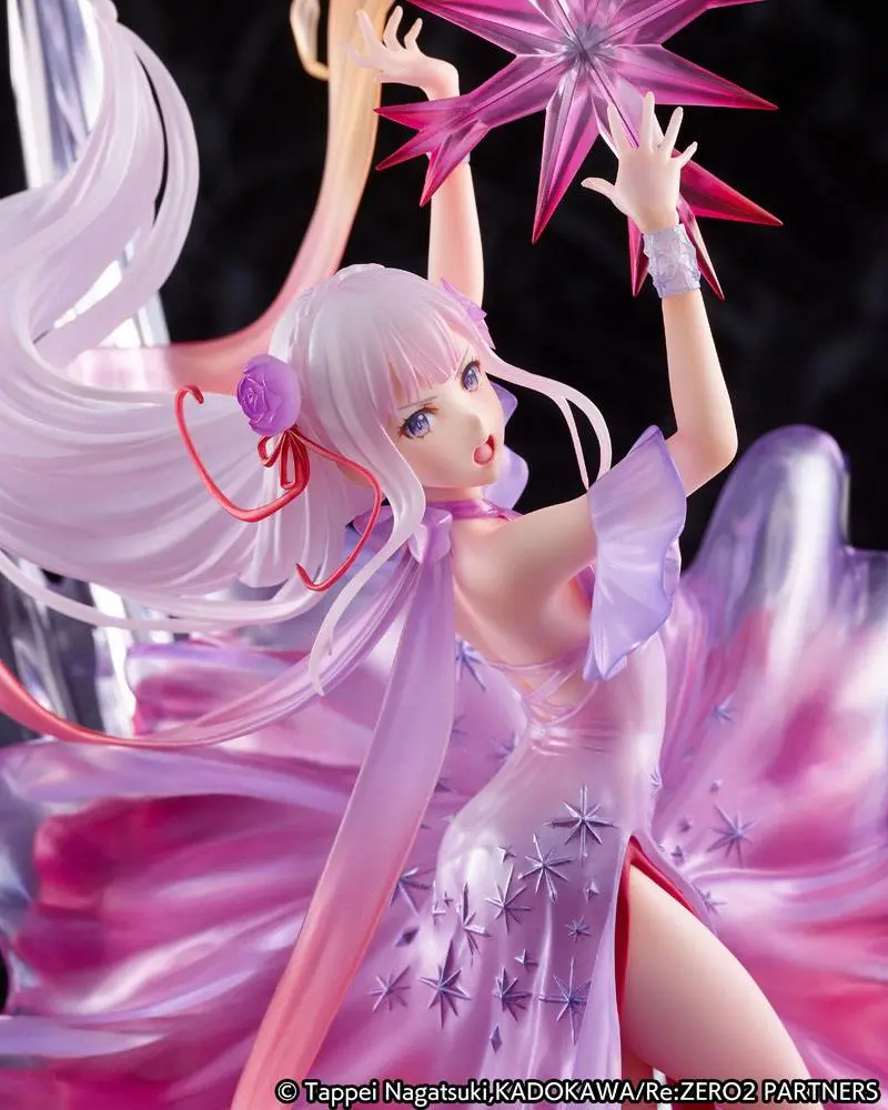 Re: Zero Starting Life in Another World 1/7 Emilia Crystal Dress Ver. szobor figura 35 cm termékfotó