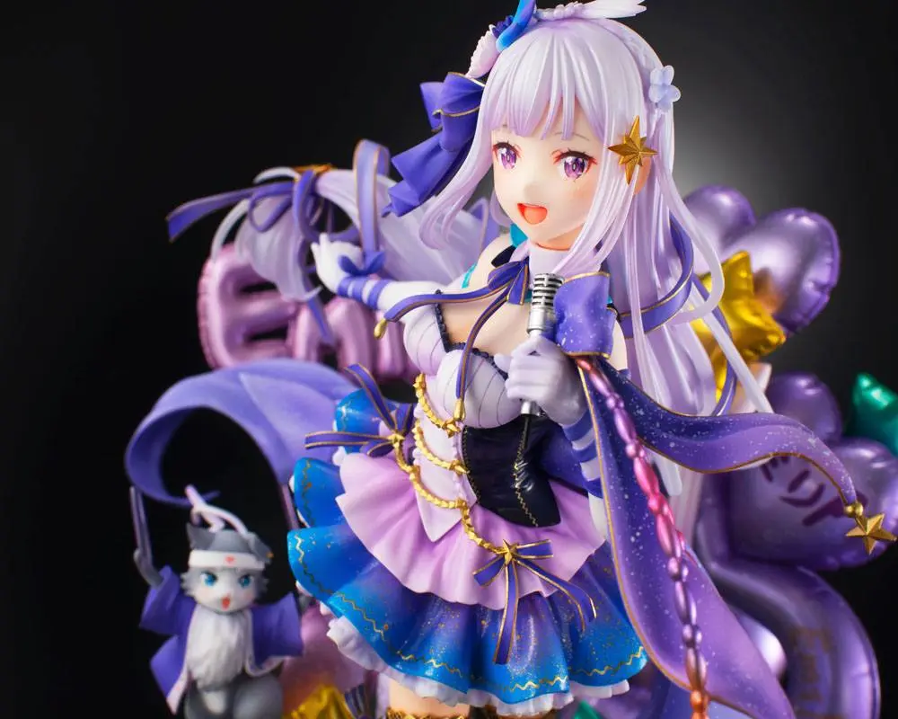 Re: Zero Starting Life in Another World 1/7 Emilia Idol Ver. szobor figura 24 cm termékfotó