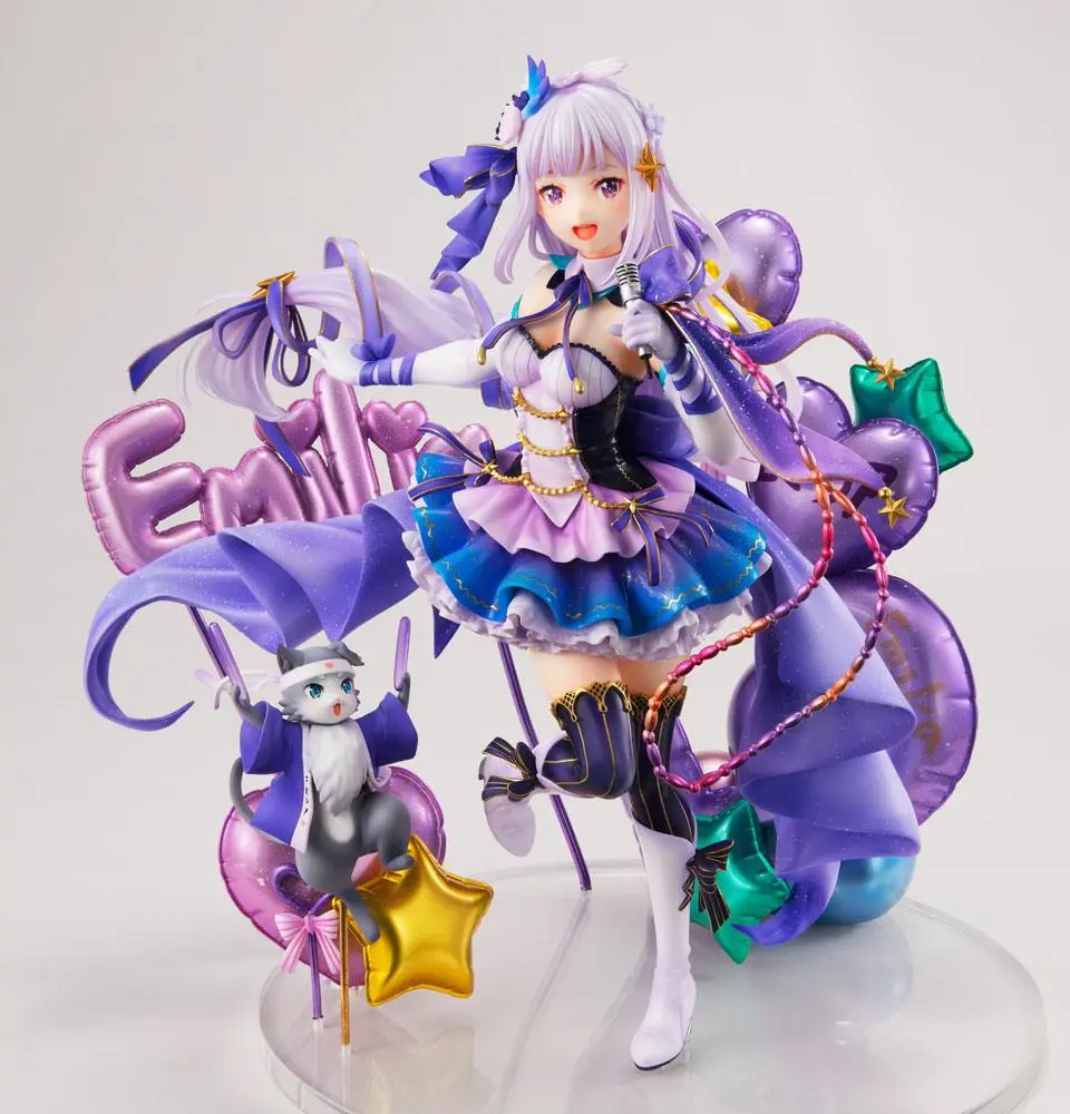 Re: Zero Starting Life in Another World 1/7 Emilia Idol Ver. szobor figura 24 cm termékfotó