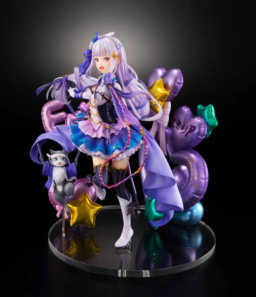 Re: Zero Starting Life in Another World 1/7 Emilia Idol Ver. szobor figura 24 cm termékfotó
