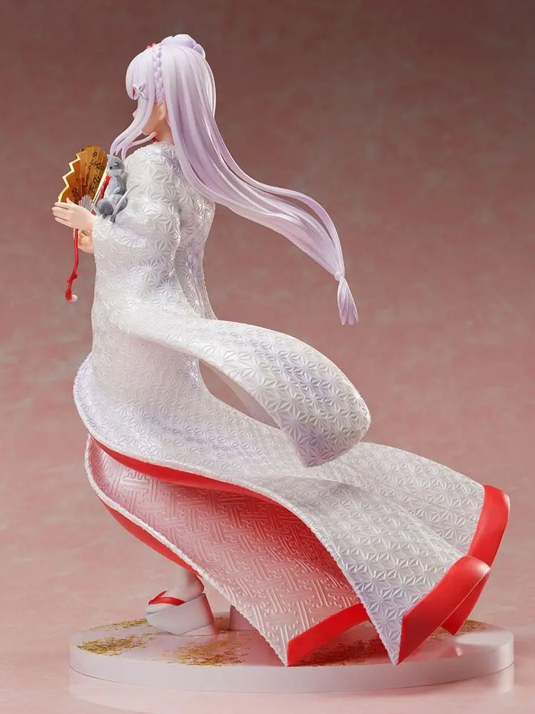 Re:ZERO -Starting Life in Another World- 1/7 Emilia Shiromuku PVC szobor figura 25 cm termékfotó
