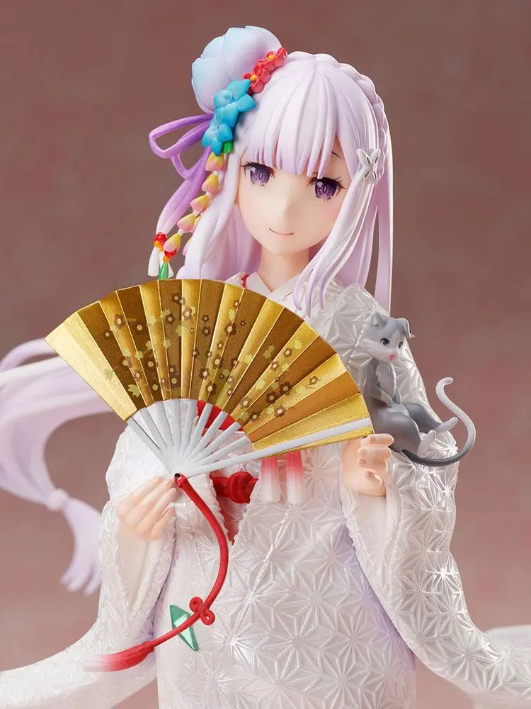 Re:ZERO -Starting Life in Another World- 1/7 Emilia Shiromuku PVC szobor figura 25 cm termékfotó
