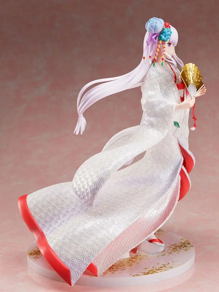Re:ZERO -Starting Life in Another World- 1/7 Emilia Shiromuku PVC szobor figura 25 cm termékfotó