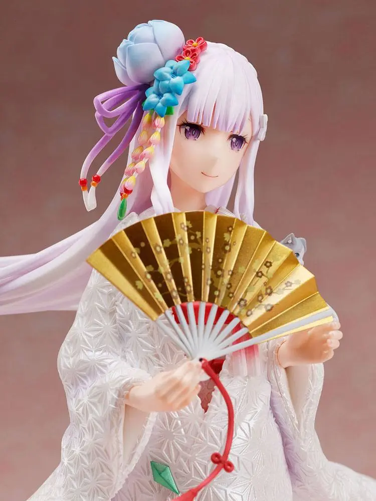 Re:ZERO -Starting Life in Another World- 1/7 Emilia Shiromuku PVC szobor figura 25 cm termékfotó