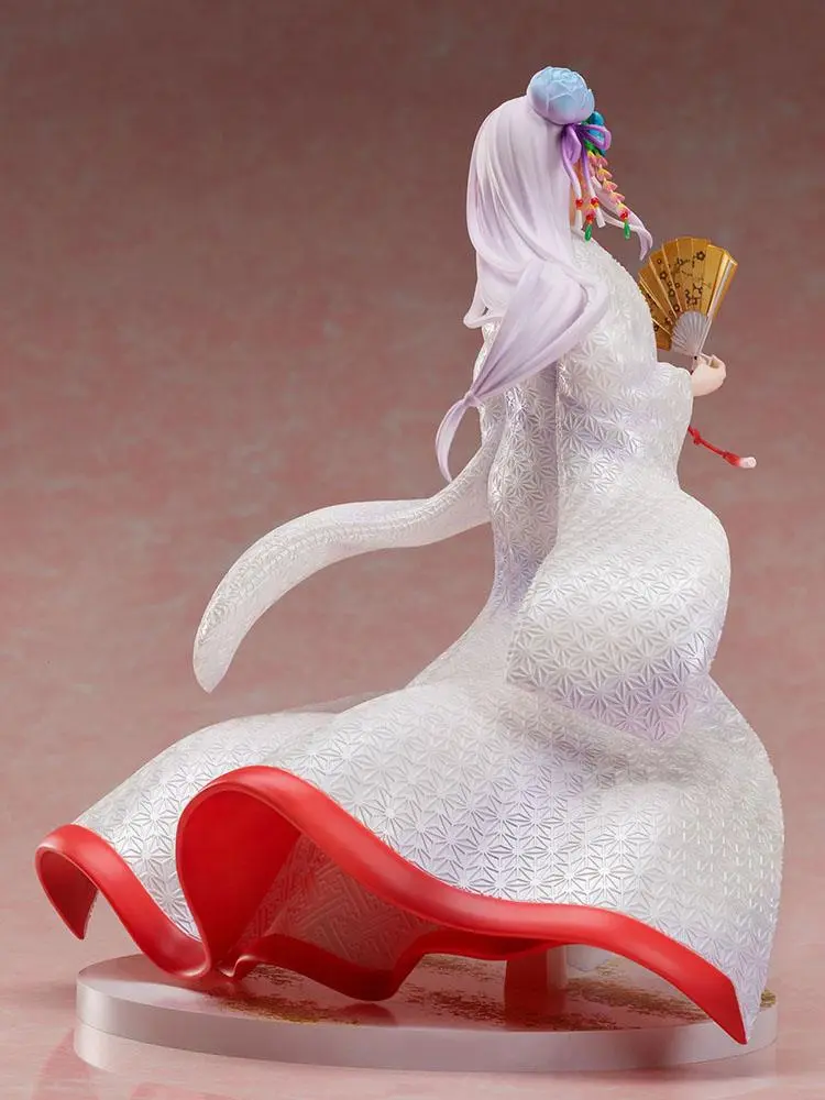 Re:ZERO -Starting Life in Another World- 1/7 Emilia Shiromuku PVC szobor figura 25 cm termékfotó