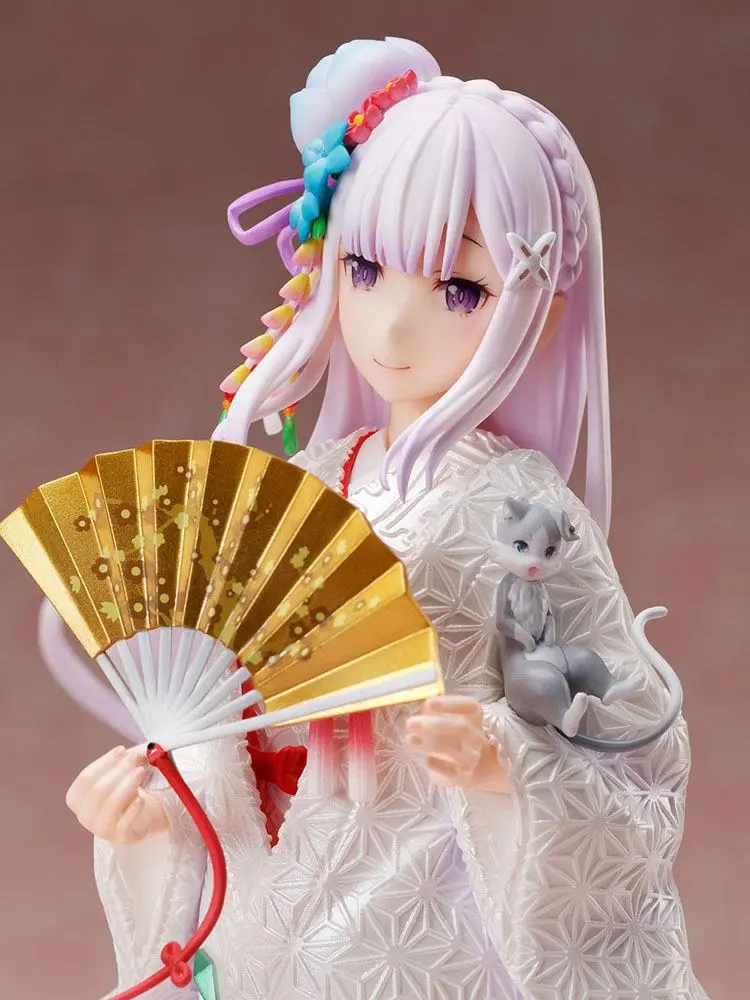 Re:ZERO -Starting Life in Another World- 1/7 Emilia Shiromuku PVC szobor figura 25 cm termékfotó