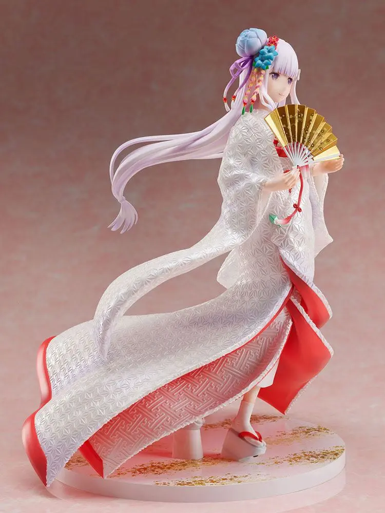 Re:ZERO -Starting Life in Another World- 1/7 Emilia Shiromuku PVC szobor figura 25 cm termékfotó