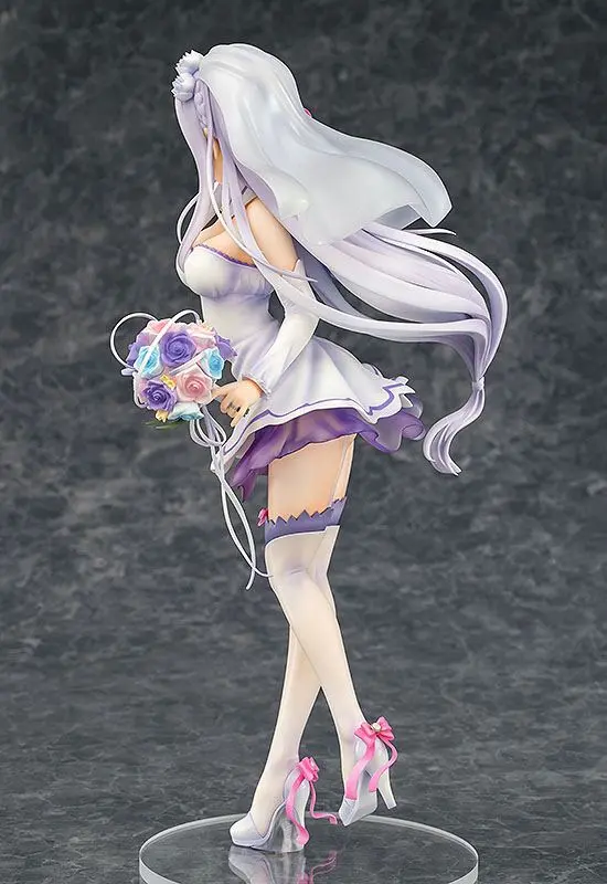 Re:ZERO -Starting Life in Another World- PVC Statue 1/7 Emilia Wedding Ver. 25 cm termékfotó