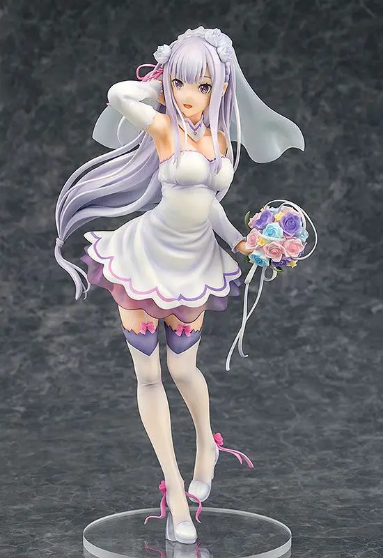 Re:ZERO -Starting Life in Another World- PVC Statue 1/7 Emilia Wedding Ver. 25 cm termékfotó