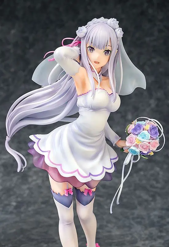 Re:ZERO -Starting Life in Another World- PVC Statue 1/7 Emilia Wedding Ver. 25 cm termékfotó