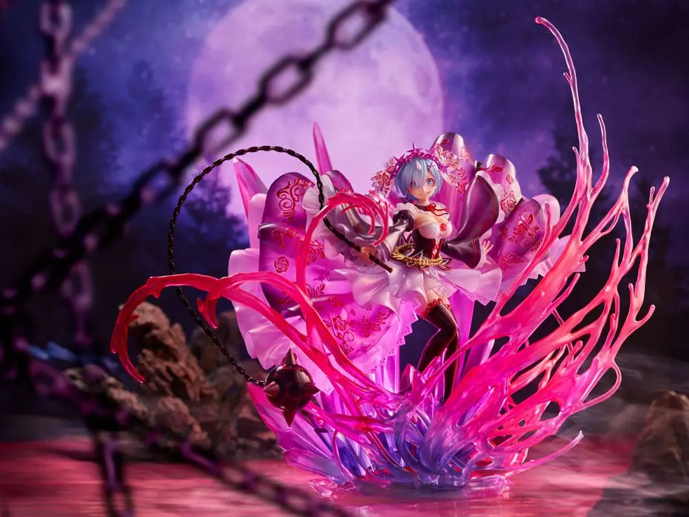 Re: Zero Starting Life in Another World 1/7 Oni Rem Crystal Dress Ver. szobor figura 30 cm termékfotó