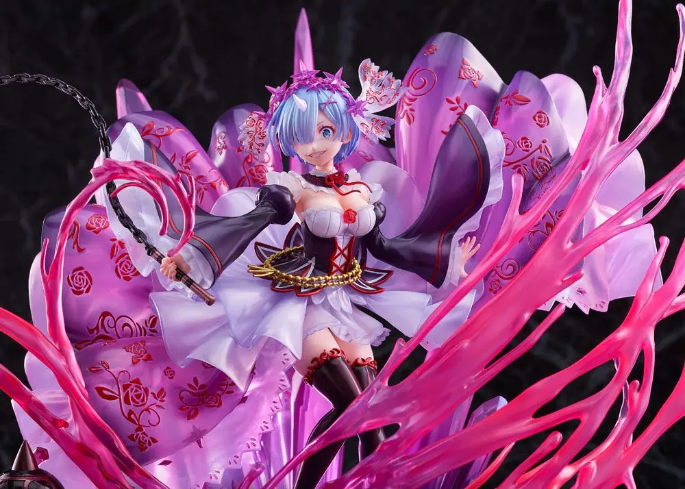 Re: Zero Starting Life in Another World 1/7 Oni Rem Crystal Dress Ver. szobor figura 30 cm termékfotó
