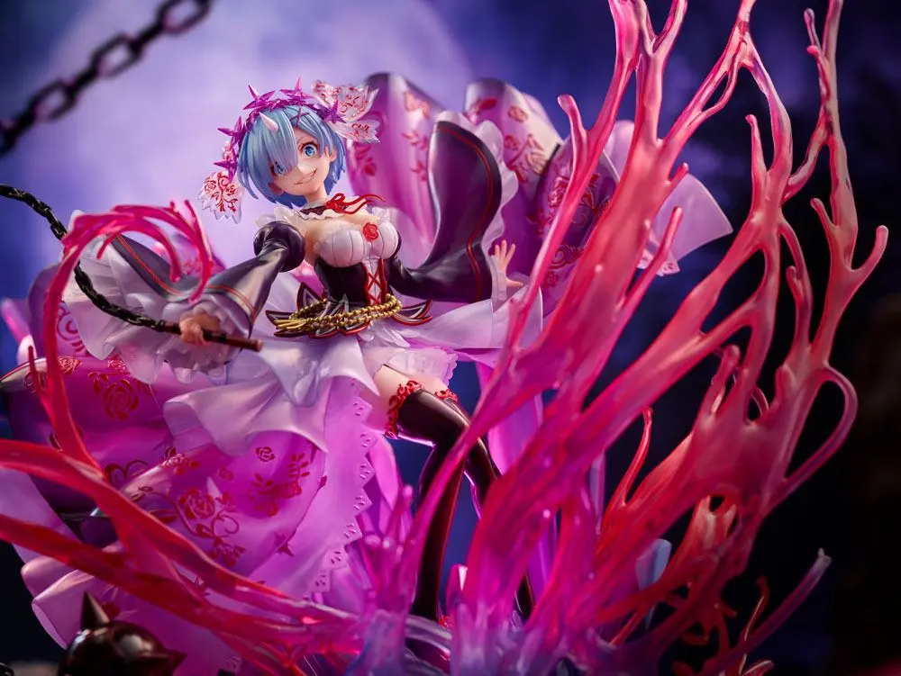 Re: Zero Starting Life in Another World 1/7 Oni Rem Crystal Dress Ver. szobor figura 30 cm termékfotó