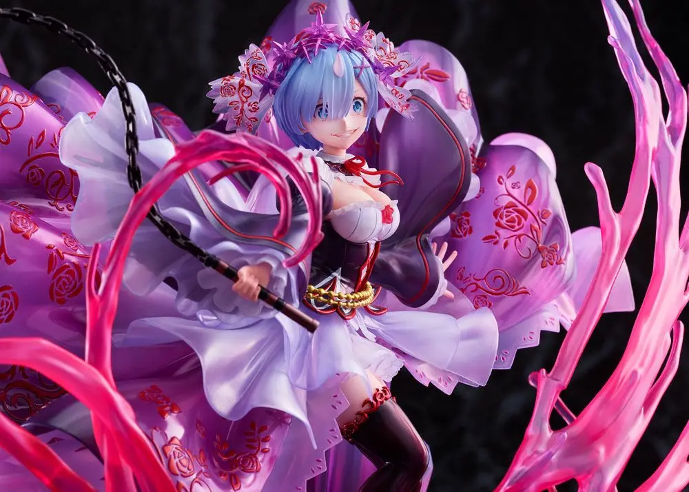 Re: Zero Starting Life in Another World 1/7 Oni Rem Crystal Dress Ver. szobor figura 30 cm termékfotó