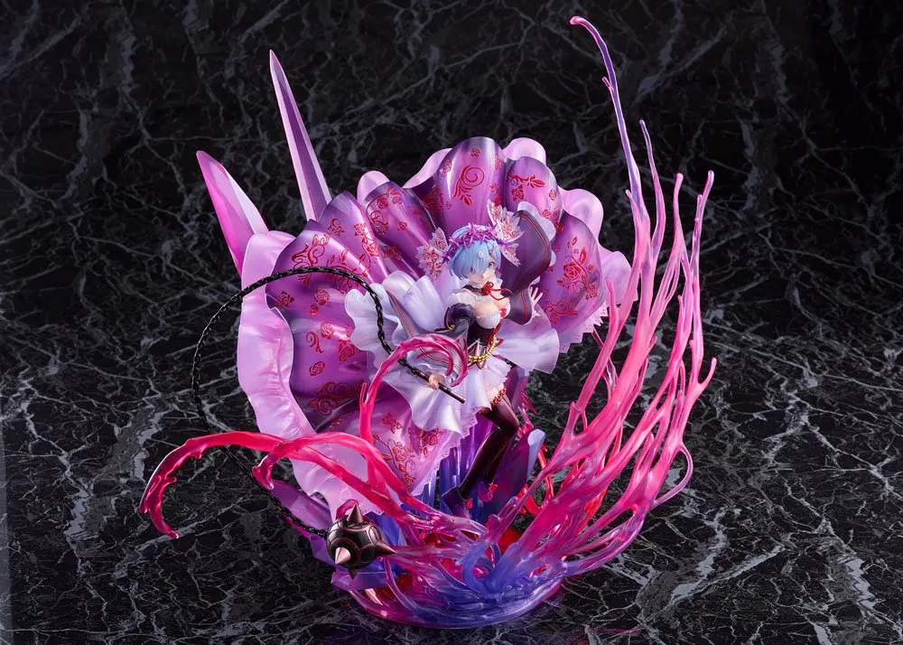 Re: Zero Starting Life in Another World 1/7 Oni Rem Crystal Dress Ver. szobor figura 30 cm termékfotó