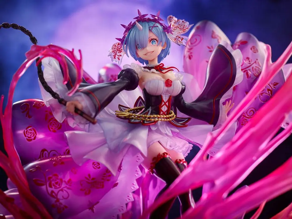 Re: Zero Starting Life in Another World 1/7 Oni Rem Crystal Dress Ver. szobor figura 30 cm termékfotó