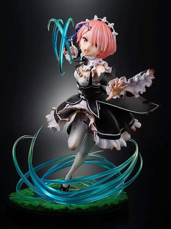 Re:ZERO -Starting Life in Another World- 1/7 Ram Battle with Roswaal Ver. PVC szobor figura 24 cm termékfotó