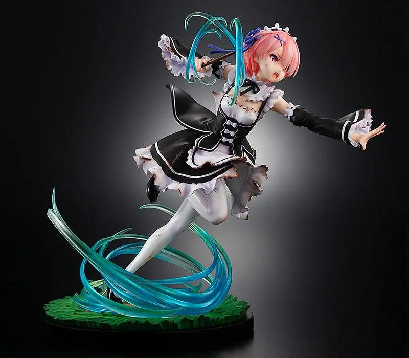 Re:ZERO -Starting Life in Another World- 1/7 Ram Battle with Roswaal Ver. PVC szobor figura 24 cm termékfotó