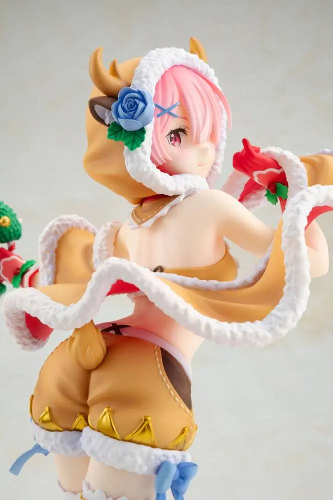 Re:ZERO -Starting Life in Another World- 1/7 Ram Christmas Maid Ver. PVC szobor figura 23 cm termékfotó