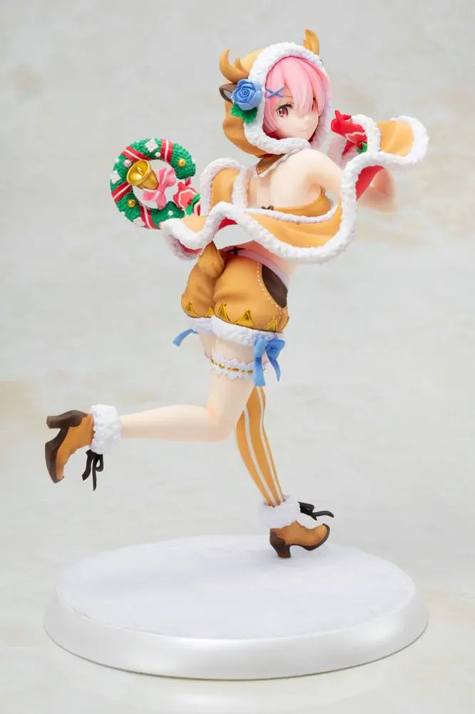Re:ZERO -Starting Life in Another World- 1/7 Ram Christmas Maid Ver. PVC szobor figura 23 cm termékfotó