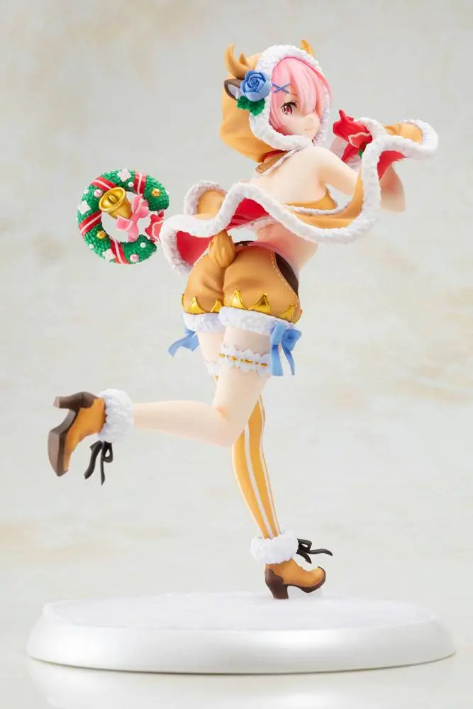 Re:ZERO -Starting Life in Another World- 1/7 Ram Christmas Maid Ver. PVC szobor figura 23 cm termékfotó