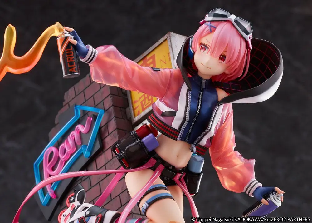 Re: Zero Starting Life in Another World 1/7 Ram Neon City Ver. szobor figura 27 cm termékfotó