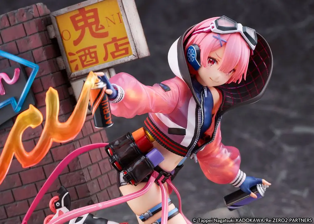 Re: Zero Starting Life in Another World 1/7 Ram Neon City Ver. szobor figura 27 cm termékfotó