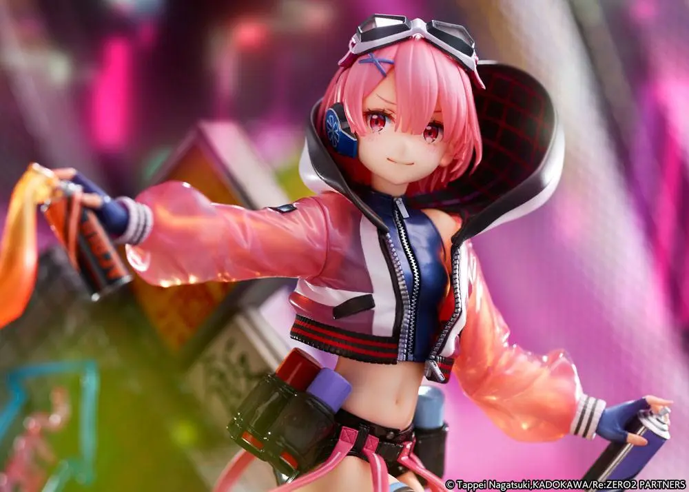 Re: Zero Starting Life in Another World 1/7 Ram Neon City Ver. szobor figura 27 cm termékfotó