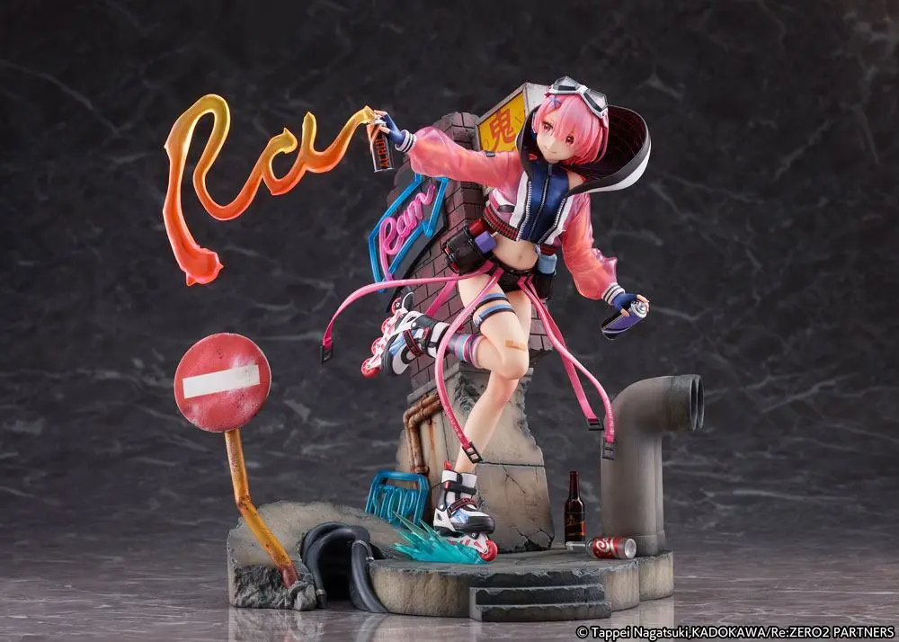 Re: Zero Starting Life in Another World 1/7 Ram Neon City Ver. szobor figura 27 cm termékfotó