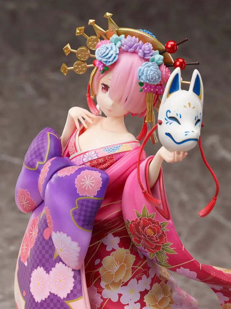 Re:ZERO -Starting Life in Another World- 1/7 Ram Oiran PVC szobor figura 25 cm termékfotó