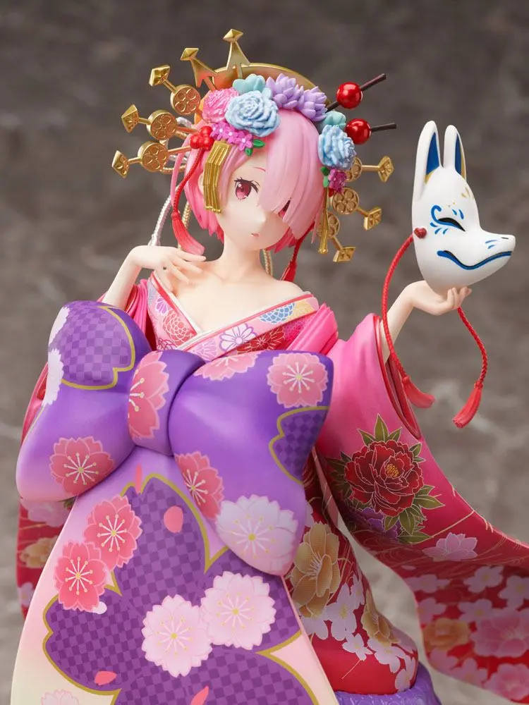 Re:ZERO -Starting Life in Another World- 1/7 Ram Oiran PVC szobor figura 25 cm termékfotó
