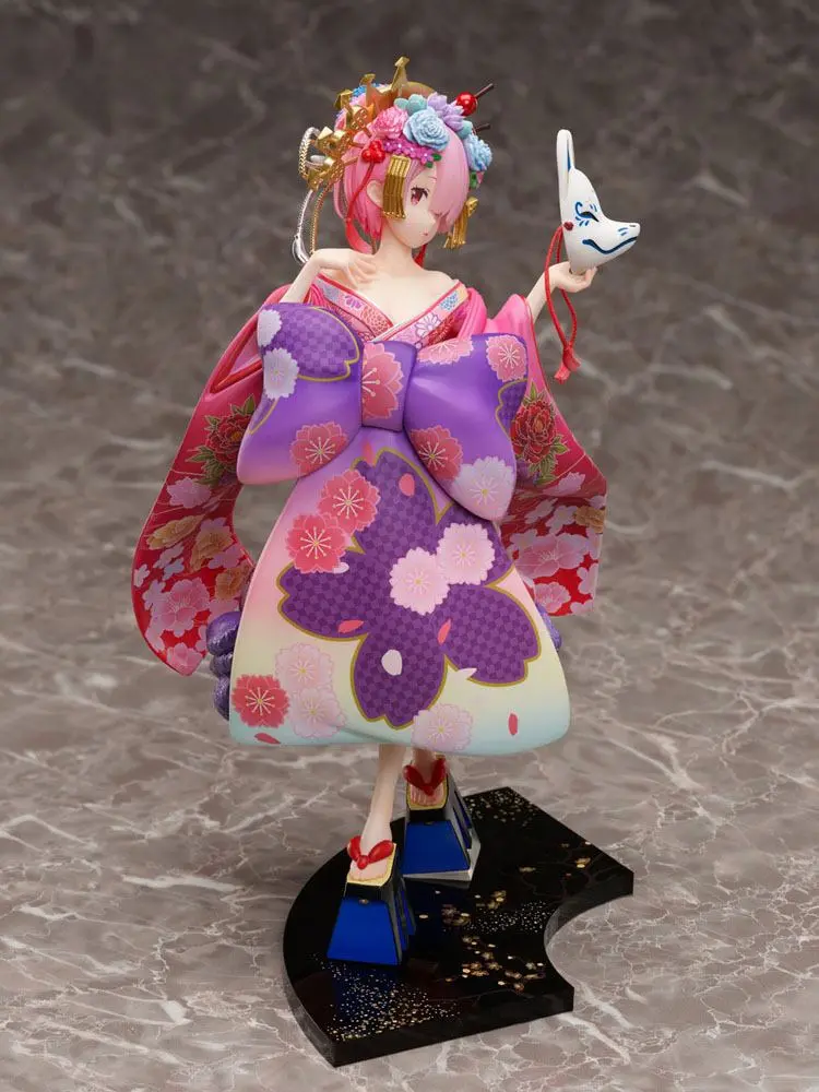 Re:ZERO -Starting Life in Another World- 1/7 Ram Oiran PVC szobor figura 25 cm termékfotó