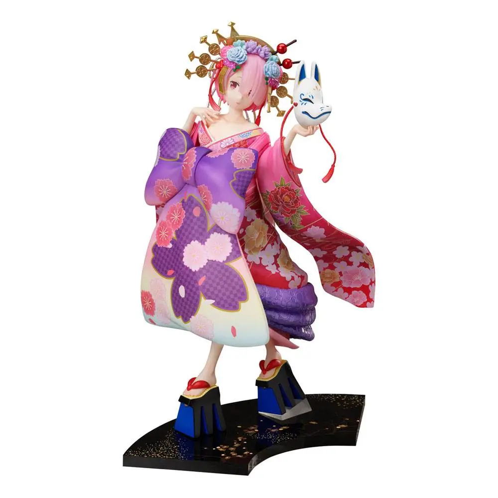 Re:ZERO -Starting Life in Another World- 1/7 Ram Oiran PVC szobor figura 25 cm termékfotó
