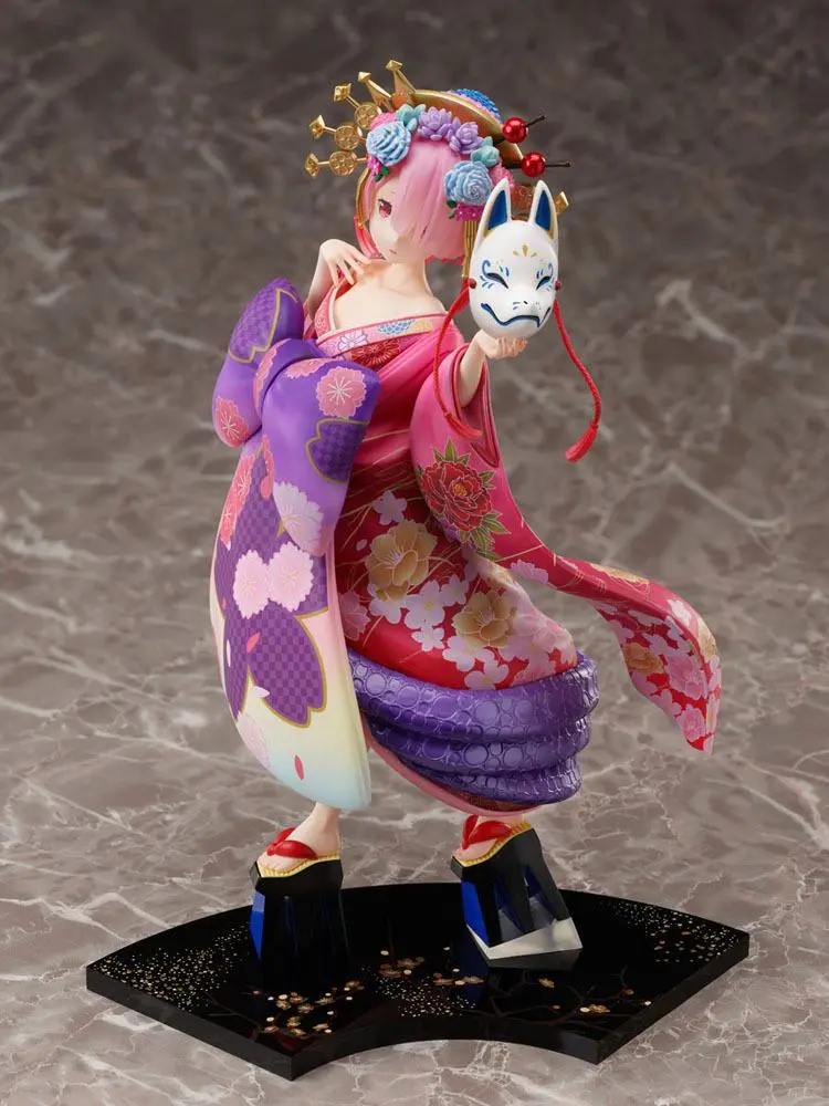 Re:ZERO -Starting Life in Another World- 1/7 Ram Oiran PVC szobor figura 25 cm termékfotó