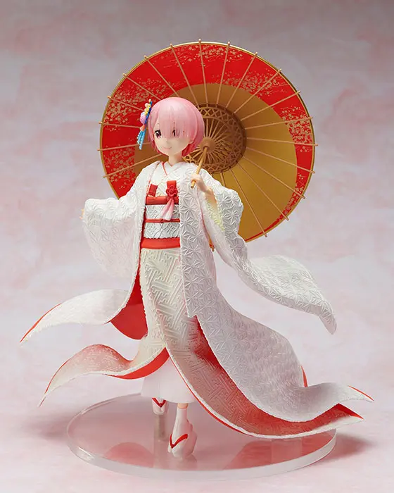 Re:ZERO -Starting Life in Another World- 1/7 Ram -Shiromuku- PVC szobor figura 24 cm termékfotó