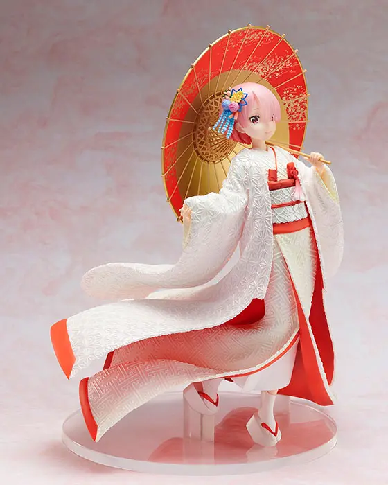 Re:ZERO -Starting Life in Another World- 1/7 Ram -Shiromuku- PVC szobor figura 24 cm termékfotó