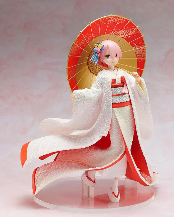 Re:ZERO -Starting Life in Another World- 1/7 Ram -Shiromuku- PVC szobor figura 24 cm termékfotó
