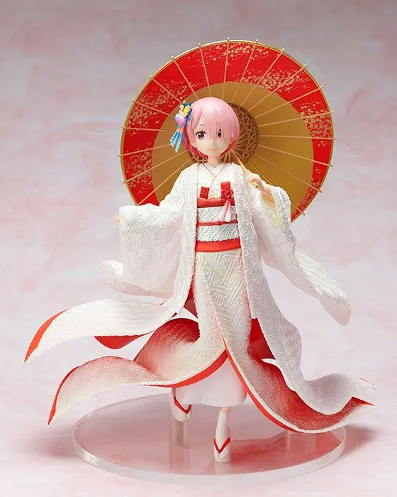 Re:ZERO -Starting Life in Another World- 1/7 Ram -Shiromuku- PVC szobor figura 24 cm termékfotó