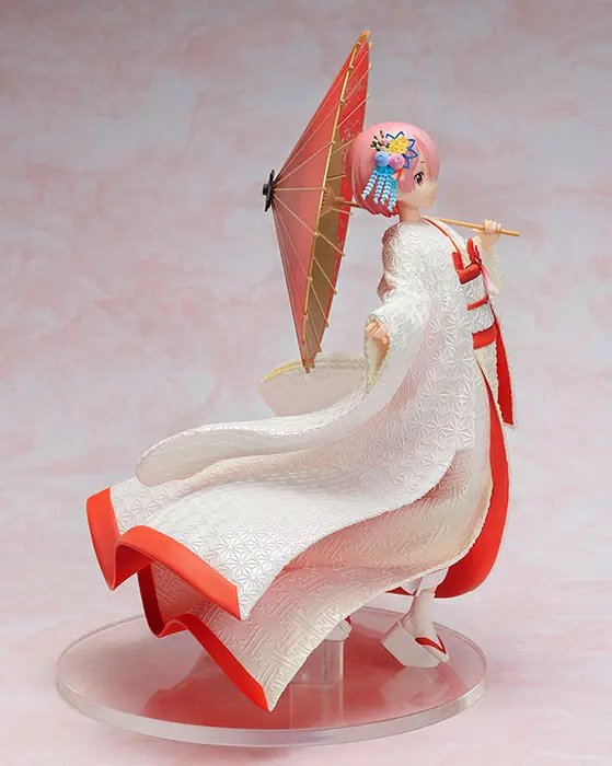 Re:ZERO -Starting Life in Another World- 1/7 Ram -Shiromuku- PVC szobor figura 24 cm termékfotó