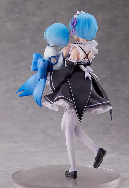 Re:Zero Starting Life in Another World 1/7 Rem &amp; Childhood Rem PVC szobor figura 23 cm termékfotó