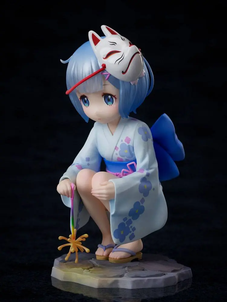 Re:ZERO -Starting Life in Another World-  1/7 Rem &amp; Ram Childhood Summer Memories PVC szobor figurák 11 cm termékfotó