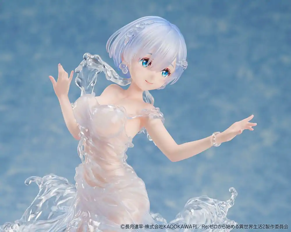 Re:Zero Starting Life in Another World 1/7 Rem Aqua Dress PVC szobor figura 23 cm termékfotó