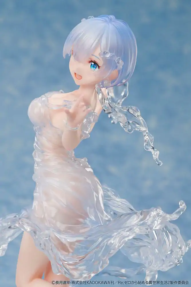 Re:Zero Starting Life in Another World 1/7 Rem Aqua Dress PVC szobor figura 23 cm termékfotó