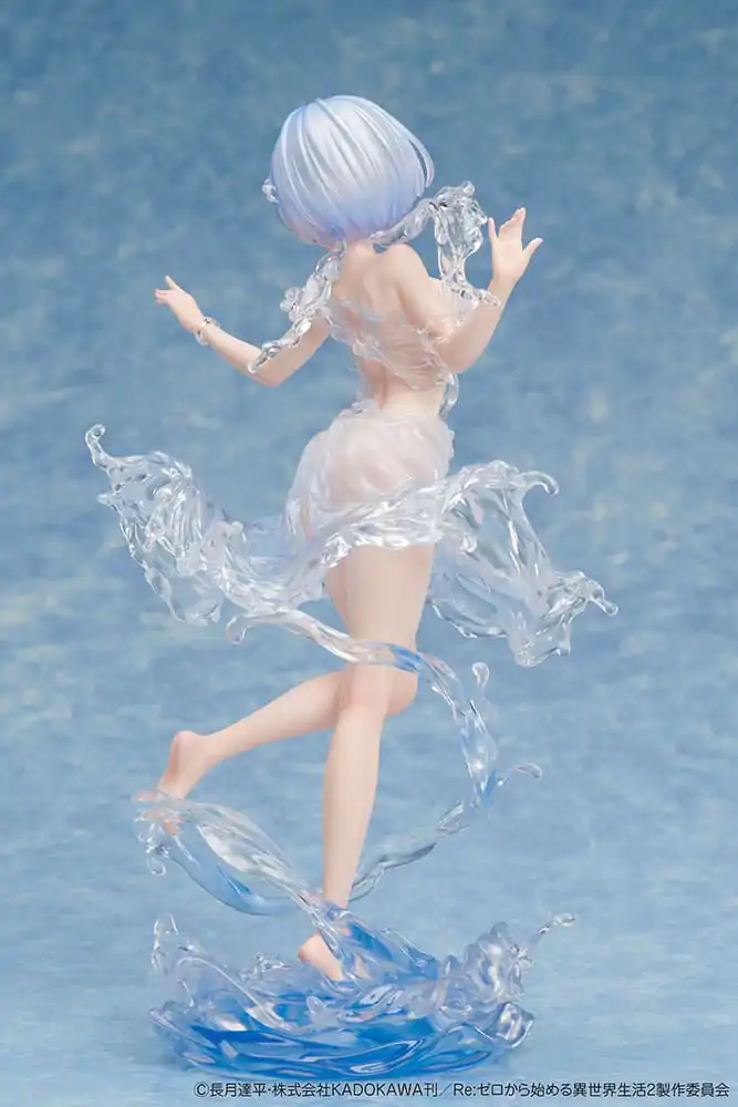 Re:Zero Starting Life in Another World 1/7 Rem Aqua Dress PVC szobor figura 23 cm termékfotó