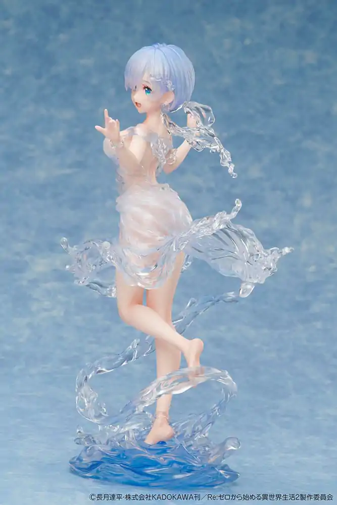 Re:Zero Starting Life in Another World 1/7 Rem Aqua Dress PVC szobor figura 23 cm termékfotó