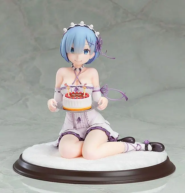 Re:ZERO -Starting Life in Another World- 1/7 Rem Birthday Cake Ver. PVC szobor figura 13 cm termékfotó
