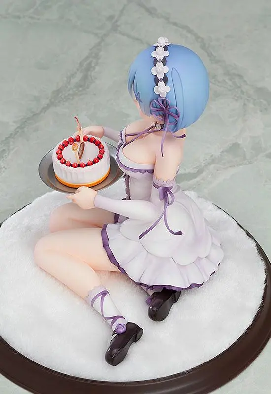Re:ZERO -Starting Life in Another World- 1/7 Rem Birthday Cake Ver. PVC szobor figura 13 cm termékfotó